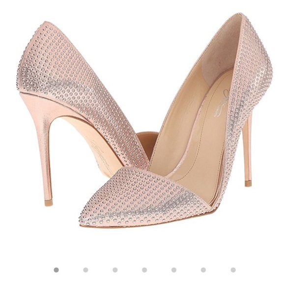 Vince Camuto Shoes - Vince Camuto Ossie Rose Gold Shimmer Pump